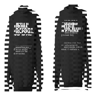 Australian Rules Football Crazy Fans Definition Sweatshirt Unisex | Mazezy