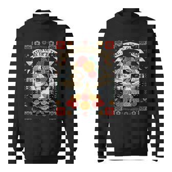 Autel Naturel Catrina Américain Mexicain Dia De Los Muertos Sweater e - Cadeauxyz