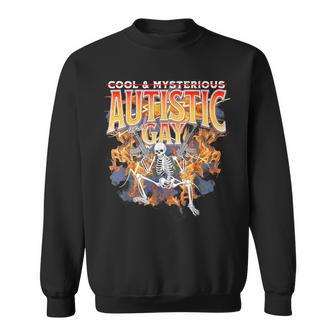 Autismo Meme Divertido Tismo Esqueleto Autista Y Humor Gay Camisa de entrenamiento - Regaloses