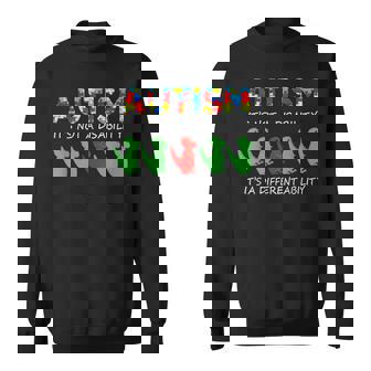 Autismus Ist Es Nicht Behinderung Andere Fähigkeit Lustige Sweatshirt - Seseable