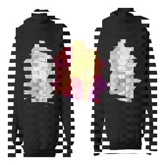 Avant Garde Aesthetic Kawaii Strawberry Milk Carton Sweatshirt Unisex | Mazezy