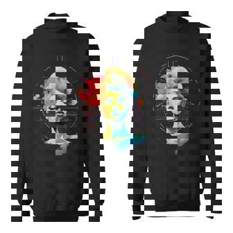 Avant Garde Meets Vaporwave In Futuristic Sweatshirt Unisex | Mazezy