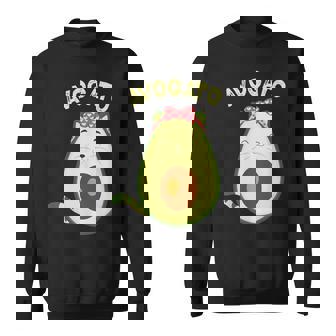 Avogato Gato Aguacate Divertido Regalo Mamá Embarazada Camisa de entrenamiento - Regaloses