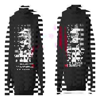 On Back You Missed Trump 2024 Us American Flag Sweatshirt | Mazezy