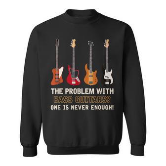 Bajista Instrumento Musical Rock Música Bajo Eléctrico Camisa de entrenamiento - Regaloses