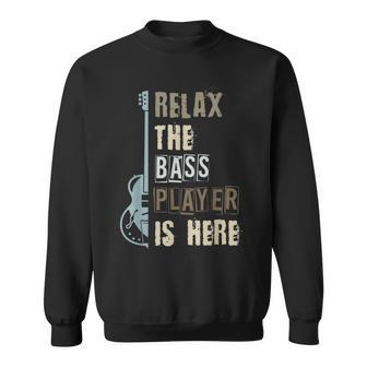 Bajo Eléctrico Música Relax The Bass Player Is Here Bajista Camisa de entrenamiento - Regaloses