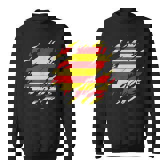 Bandera Cataluña Bandera Catalunya In Mangas Camisa de entrenamiento - Regaloses