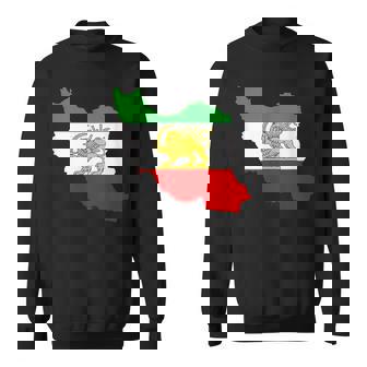 Bandiera Del Leone Persiano Mappa Dell'iran Bandiera Iraniana Felpa - Novitaregali