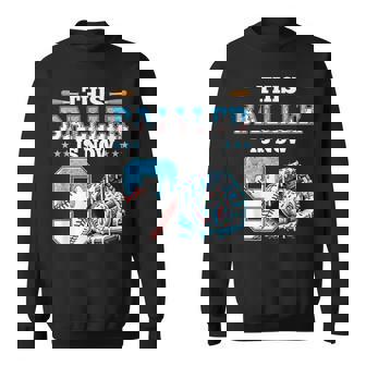 Baseball Drip 9Th Birthday Party Boy Sport Fan 9 Years Old Sweatshirt - Monsterry