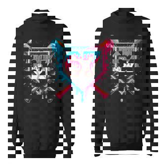 Baseball Ice Cream Drip Six Seven Gen Alpha Slang Meme 67 Sweatshirt | Mazezy