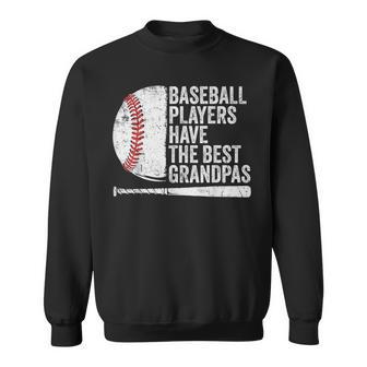 Baseball Player Grandpa And Grandson Baseball Grandpas Sweatshirt - Thegiftio UK