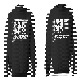 Bass Clarinet Player Clarinetist Spit Happens Sweatshirt Unisex | Mazezy