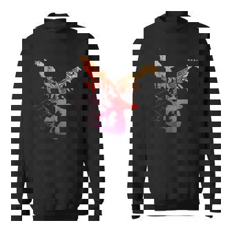 Bass Guitar Player Vintage Retro For Bassist Sweatshirt Unisex | Mazezy