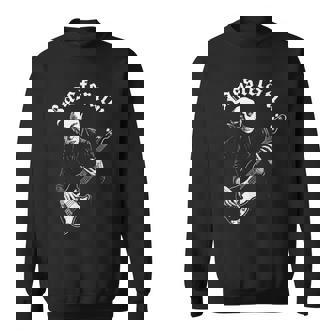 Bassferatu Gothic Horror Bass Guitar Player Halloween Parody Sweatshirt Unisex | Mazezy