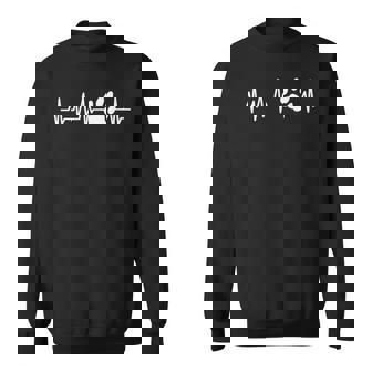 Battement De Coeur Patte De Chat Amoureux Des Chats Cadeau Sweater e - Cadeauxyz