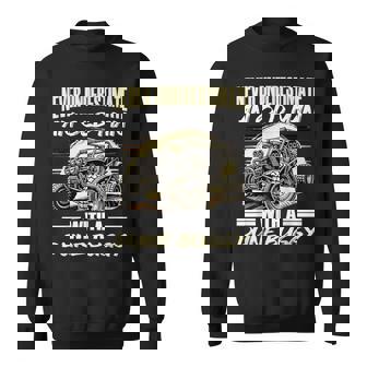 Beach Sand Race Rail Racing Car Old Man With A Dune Buggy Sweatshirt Unisex | Mazezy