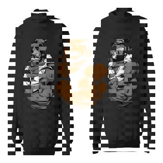Bear Bodybuilder Muscular Body Gym Fitness Weightlifting Sweatshirt - Thegiftio