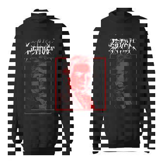 Beethoven Death Metal Goth Classical Music Composer Meme Sweatshirt | Seseable CA