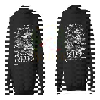 Believe Christmas Trains Xmas Santa Family Pajamas Holiday Sweatshirt - Seseable