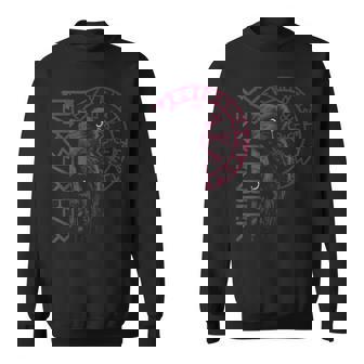 Berserker Bear Warrior Nordic Mythology Viking Compass Sweatshirt - Monsterry