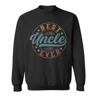 Best Uncle Ever Father's Day Uncle Vintage Emblem Sweatshirt - Thegiftio