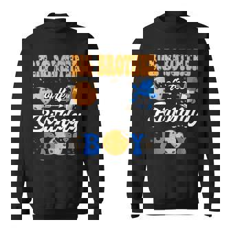 Big Brother Of The Birthday Boy Milk & Cookies 1St Birthday Sweatshirt | Mazezy