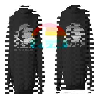 Bigfoot Walking A Dog Corgi Lovers Dog Dad Sweatshirt - Thegiftio