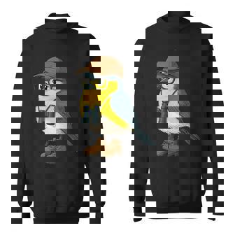 Bird Nerd Bird Watching Birding Fathers Day Sweatshirt - Monsterry