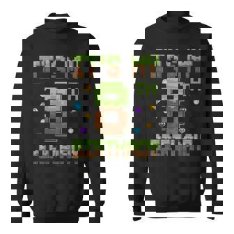 Birthday Boy Es Mi Octavo Cumpleaños Jugador De Píxeles De 8 Años Camisa de entrenamiento - Regaloses