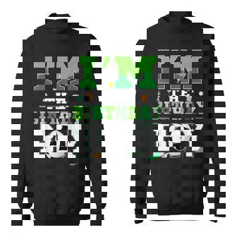 I Am The Birthday Boy Soccer Birthday Family Sweatshirt - Thegiftio