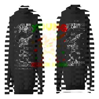 Black History Month Young Black King African Pride Boys Sweatshirt - Monsterry