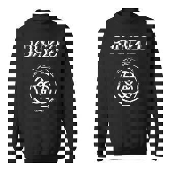 Bonzo Three Rings Symbol Bass Drum Sweatshirt Unisex | Mazezy