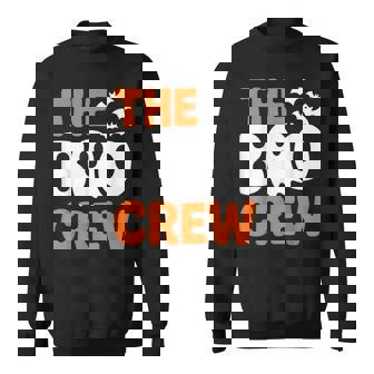 The Boo Crew Comedy Ghost Spooky Season Outfit Sweatshirt | Mazezy