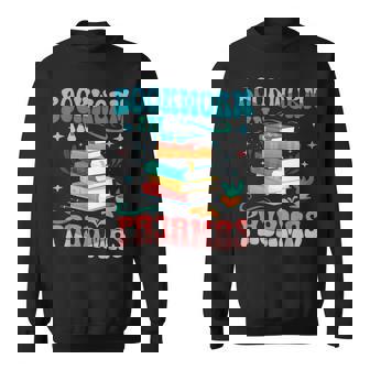 Book Reader Librarian Bookworm In Pajamas Book And Pajama Sweatshirt | Mazezy