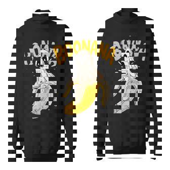 Boonana Banana Ghost Halloween – Cute Spooky Sweatshirt | Mazezy