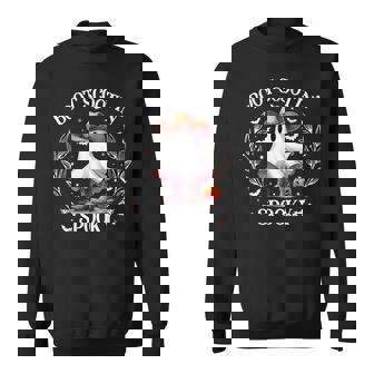 Boot Scootin Spooky Retro Western Halloween Cute Ghost Sweatshirt | Seseable CA