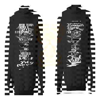 Born To Go Hunting Forced To Go Back To School Camo Deer Boy Sweatshirt | Seseable FR