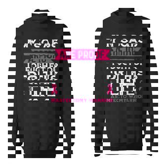 Breast Cancer Warrior Mastectomy Breast Surgery Sweatshirt | Mazezy