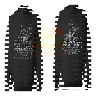 Out Of Breath Hiking Society I'll Be There In A Minute Sweatshirt - Thegiftio