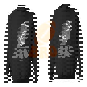 Brother Of The 1 Year Old Football First Birthday Boy Family Sweatshirt | Seseable CA