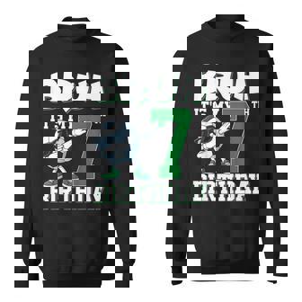 Bruh It's My 7Th Birthday Boy Soccer Football 7 Years Old Sweatshirt | Seseable FR