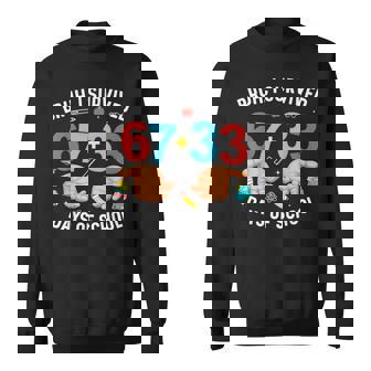 Bruh I Survived 100 Days Of School 67 33 Six Seven Meme Sweatshirt | Seseable FR