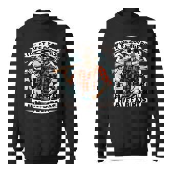 Bûcheron Barbu Pour Abattage De Bûcheron En Plein Air Sweater e - Cadeauxyz