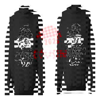 Buffalo Plaid Santa 2025 Cousin Crew Christmas Xmas Holiday Sweatshirt | Seseable CA