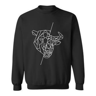Bulle Und Bär Die Tiere Der Börse Und Der Aktien Sweatshirt - Seseable