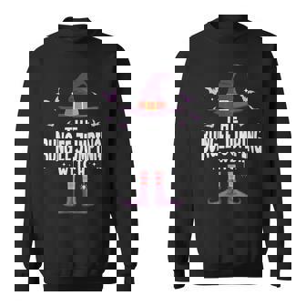 Bungee Jumping Halloween Witch Matching Costume Sweatshirt Unisex | Mazezy