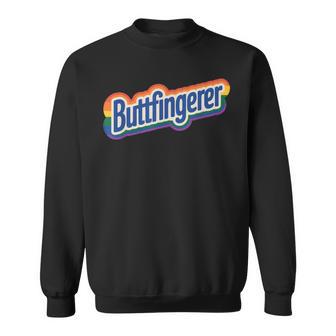 Buttfingerer Meme Hilarious Lgbtq Gay Pride Men Sweatshirt - Monsterry