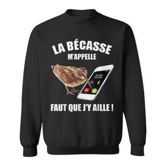 Cadeau Chasseur Téléphone Bécasse Humour Chasse Sweater e - Cadeauxyz