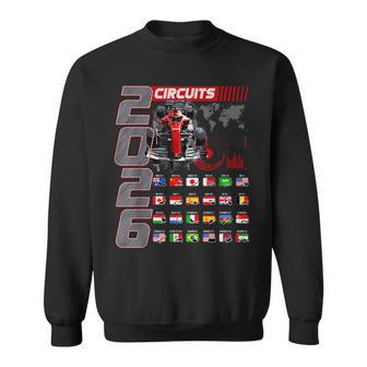 Calendario De Coches De Carreras Calendario De Circuitos 2026 Lugares Camisa de entrenamiento - Regaloses