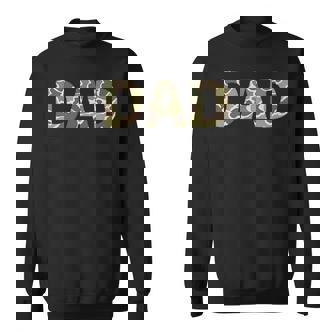 Camo Dad Pocket Size Old School Camo Dad Life Father's Day Sweatshirt - Monsterry